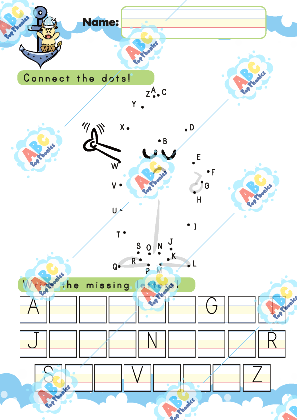 Letter recognition worksheet 11