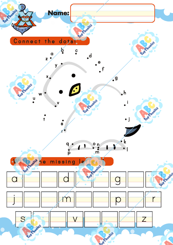Letter recognition worksheet 12